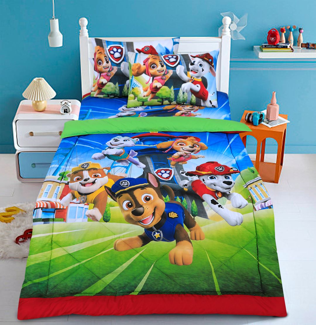 Cartoon Character Comforter Set Pups-30137