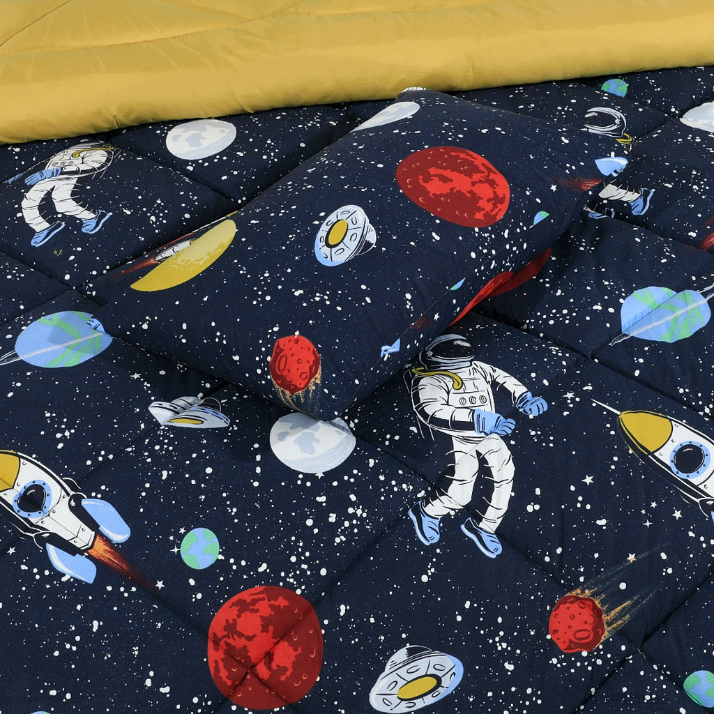 Cartoon Character Comforter Set Astronauts Space-30165