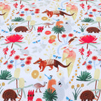 Cartoon Character Fitted Sheet Mushroom City Single-30193