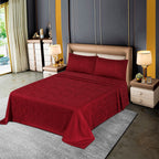 Cotton Sateen Bed Sheet Set Chili Pepper Paisley-40146