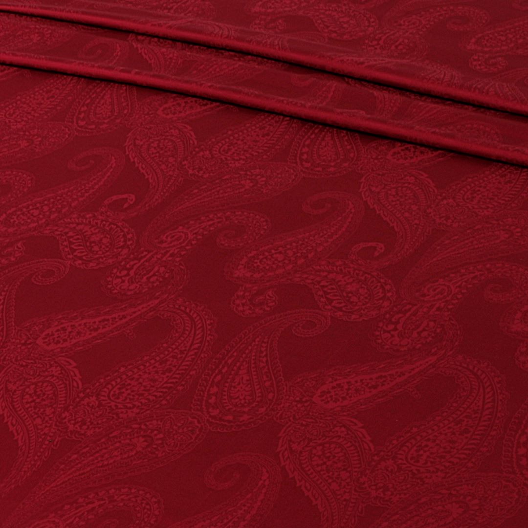 Cotton Sateen Bed Sheet Set Chili Pepper Paisley-40146