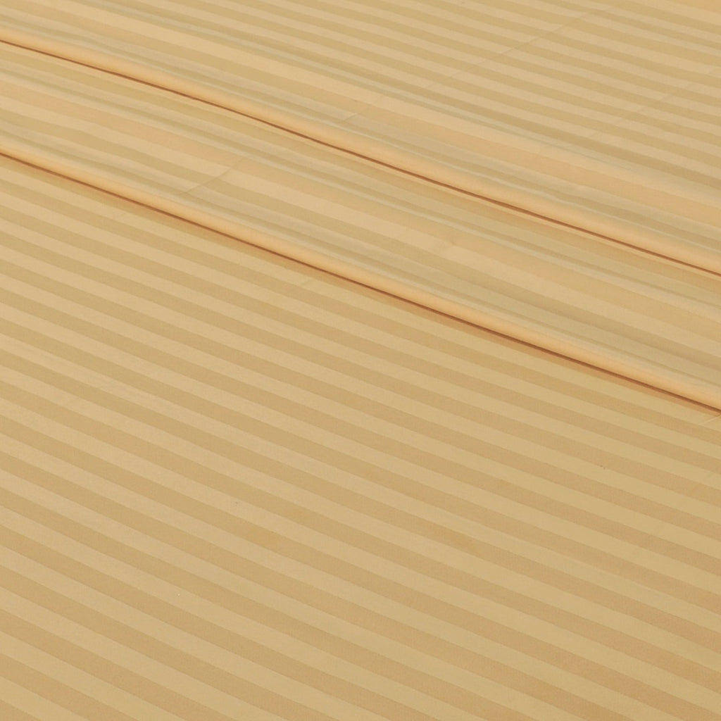 Cotton Sateen Stripe Bed Sheet Set Comsilk-40165