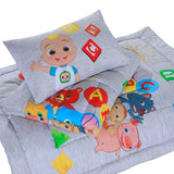 Cartoon Character Baby Cot Set Cocomelon ABC-30239