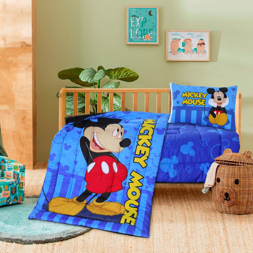 Cartoon Character Baby Cot Set Mickey Mouse-30240
