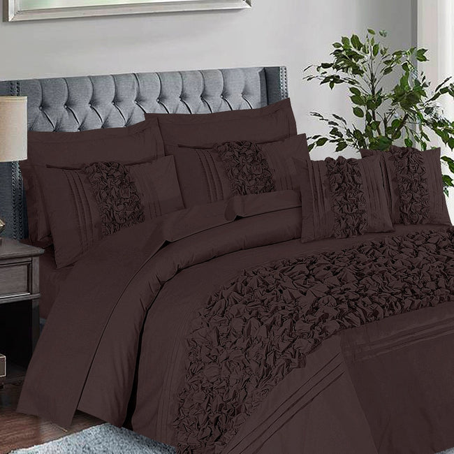 Roly-Poly Duvet Cover 8 Pcs Set Brown-40207 RFS Main Image