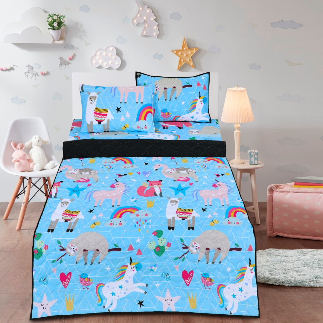 Cartoon Character Summer Comforter Animal Rainbow-30174