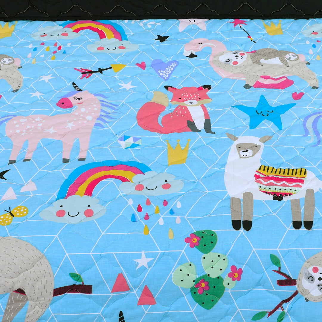 Cartoon Character Summer Comforter Animal Rainbow-30174