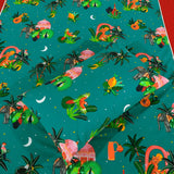 Cartoon Character Bed Sheet Bird's Paradise Single-30142