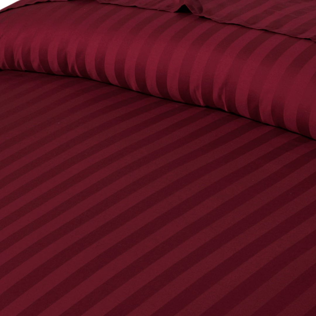 Cotton Sateen Quilt Cover Set 8 Pcs Chili Pepper Stripes-40143 RFS