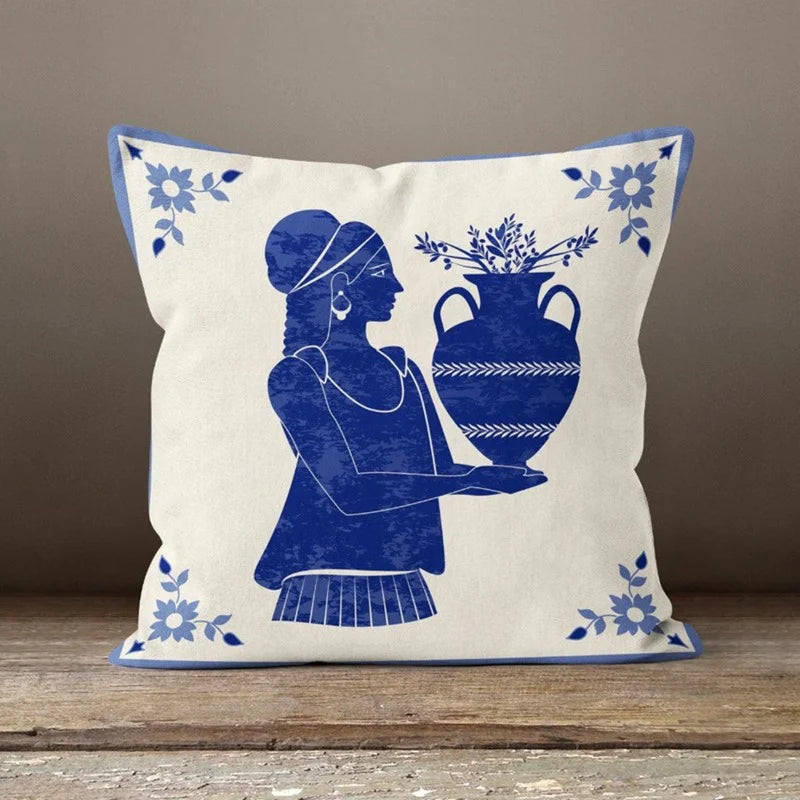 Mediterranean Style Cushion Covers (Pack of 4)-CC-85