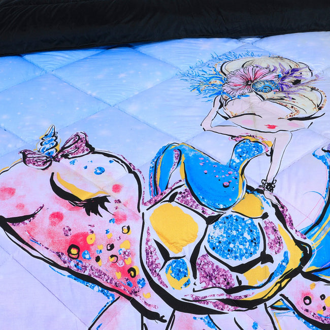 Cartoon Character Bed Sheet Princes Single-30179 Main Image