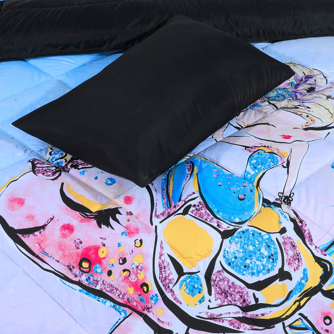 Cartoon Character Bed Sheet Princes Single-30179