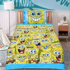 Cartoon Character Bed Sheet SpongBob Single-30182