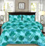 Micro Fiber Bed Sheet Inspired Tropical Leaf King-30228