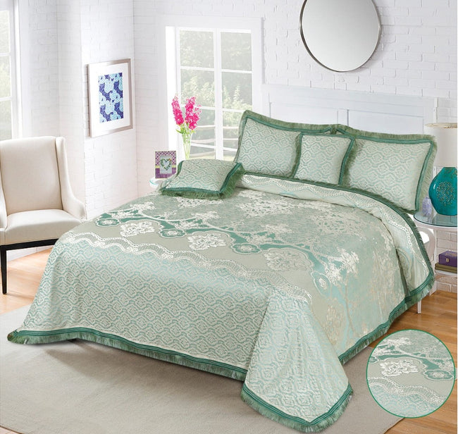 Pure Palachi Bed Sheet Mint-10800 OS Hover Image