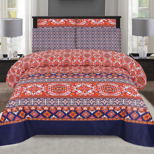 Bed Sheet Set PC Single D - 863 - Lotus