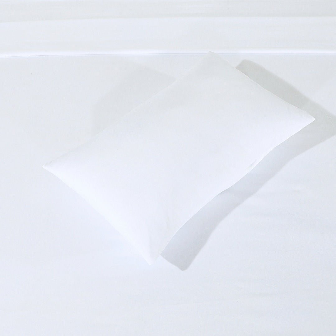 Bed Sheet Set White Single - 30143 - RFS - Lotus
