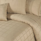 Cotton Sateen Quilt Cover Set 8 Pcs Square Boulder-40141