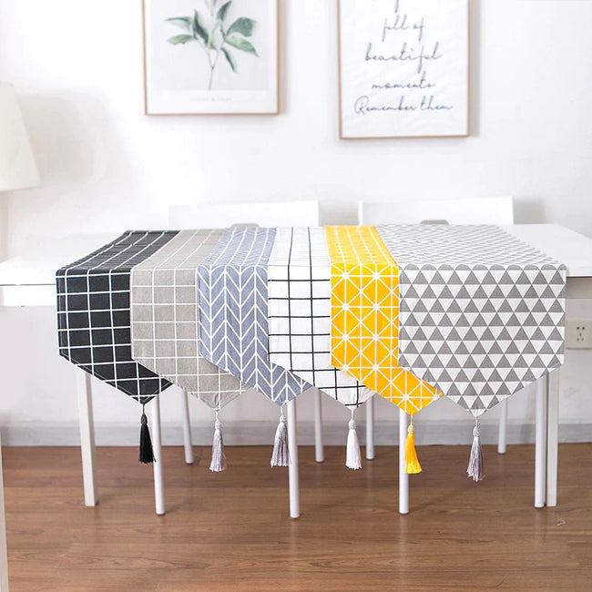 Geometric Table Runner-TR-20-25 Hover Image