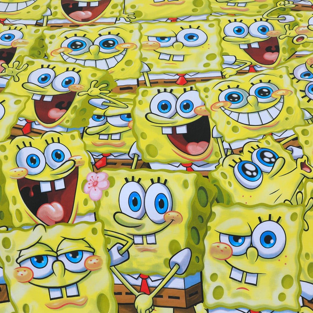 Cartoon Character Bed Sheet SpongBob Single - 30182 - Lotus