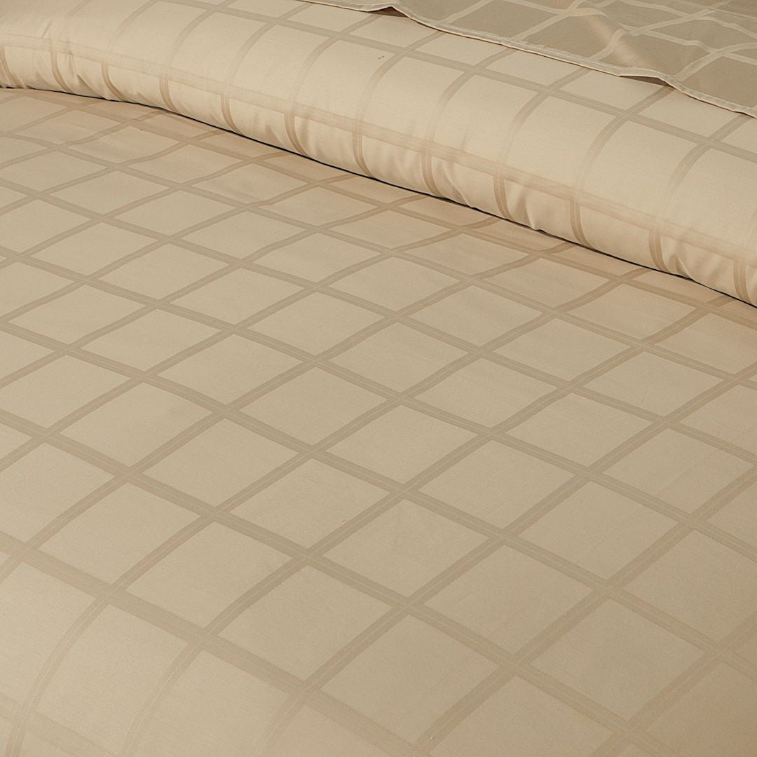 Cotton Sateen Quilt Cover Set 8 Pcs Square Boulder - 40141 - Lotus