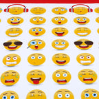 Cartoon Character Bed Sheet Emogies Single-30194