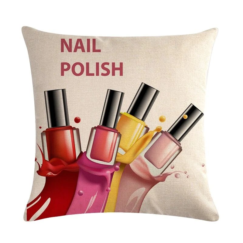 Flower Lipstick Bottle Makeup Cushion Covers (Pack Of 6) - CC - 59 Filling - Lotus