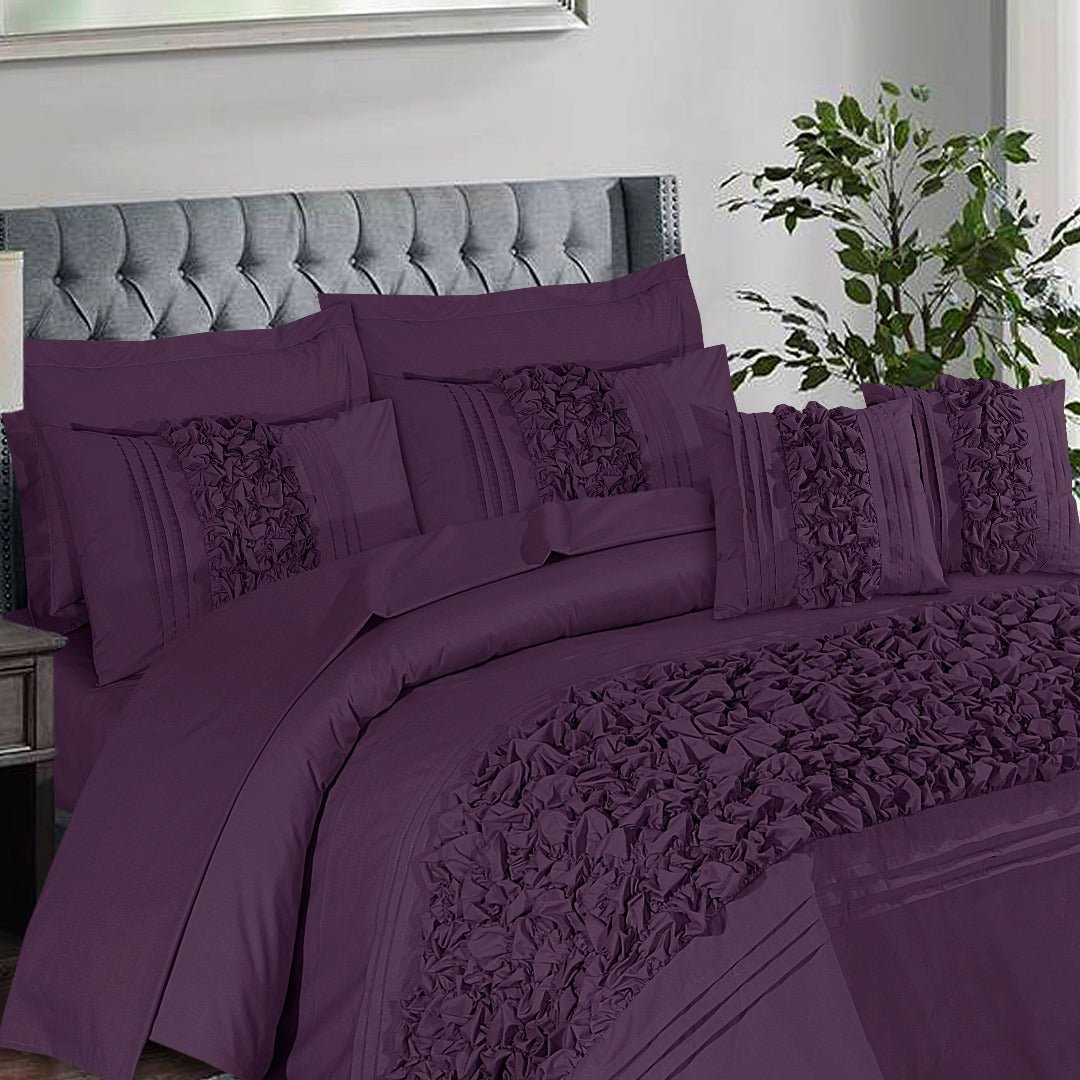 Roly - Poly Duvet Cover 8 Pcs Set Blueberry Wine - 40240 RFS - Lotus