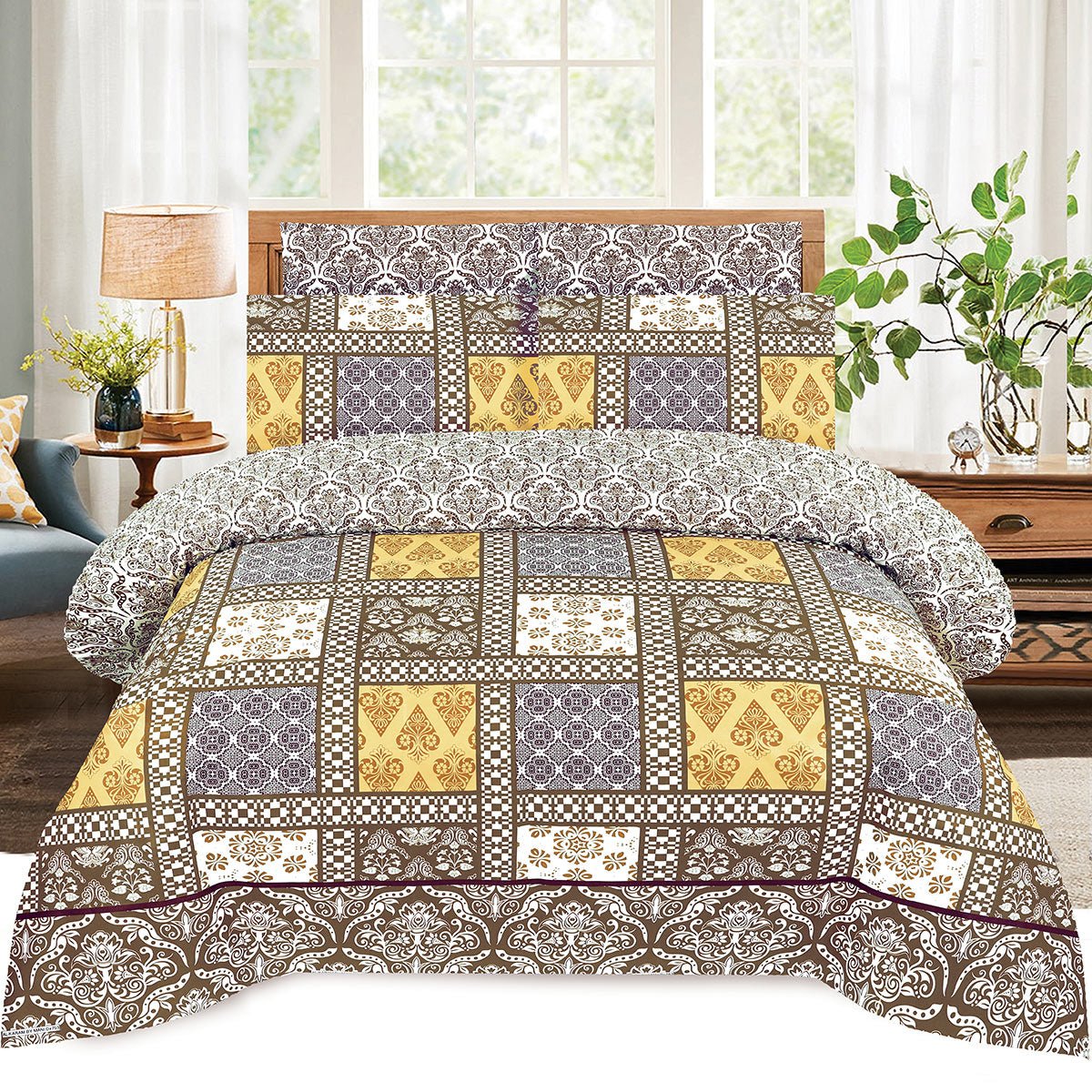 Summer Comforter Set 6 Pcs D - 793 - Lotus