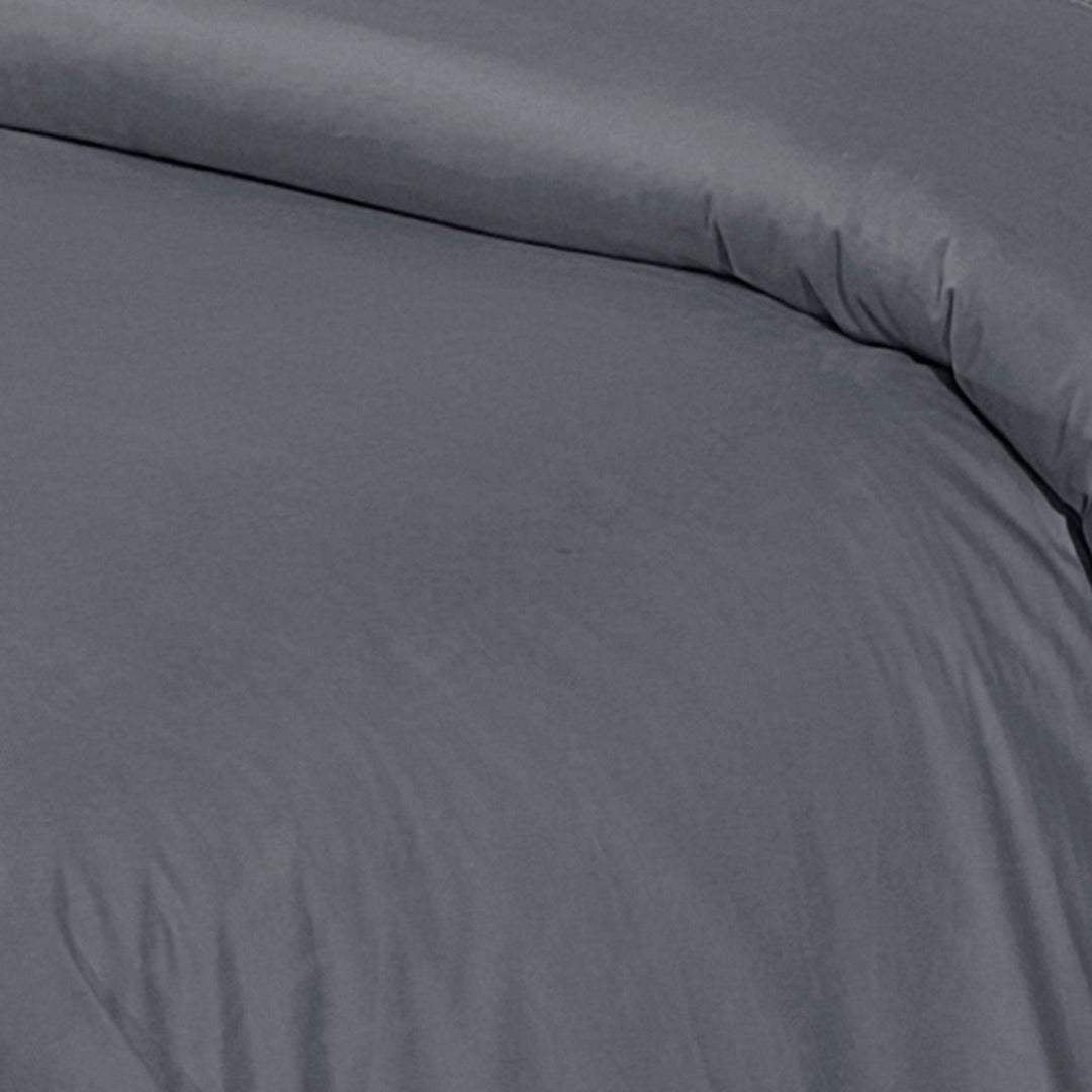 Velvet Bed Sheet 5 Pcs Gray - 40110 - Lotus